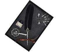 VGEBY Ensemble de Stylos à Plumes, Stylo de Calligraphie élégant pour écrire et Offrir en Cadeau avec un Design Antique (BLACK)