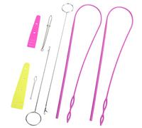 VGEBY Ensemble D'enfile-aiguille à Coudre DIY, Facile à Utiliser, Pince à Crochet pour la Couture à la Maison - Ensemble D'outils de Couture 9 Pièces - Enfilage de Domestique, Fil de Plomb, Fer +