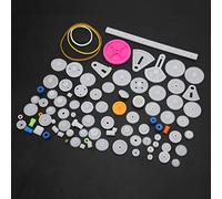 VGEBY Ensemble D'équipement de Robot à Monter Soi-même, 85 Pièces, Pièces en Plastique de Haute qualité, Sûres et Non Toxiques pour Un Usage éducatif