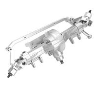 VGEBY Ensemble D'essieu Avant de Voiture RC, Pièce de Rechange en Alliage Métallique usiné CNC avec Conception Légère et Respectueuse de l'environnement, pour Camion de Type Chenille (Silver)