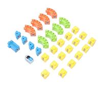 VGEBY Ensemble électrique, Voie de 3D avec Batterie Lithium-ION Rechargeable, Jouet de Course de 81 Pièces pour Enfants et Tout-Petits