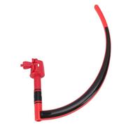 VGEBY Entraîneur de Swing, Aide à l'entraînement de Golf en Caoutchouc incurvé Portable pour Un Plan de Swing Précis et Une Frappe de Balle, Idéal pour Les Golfeurs Débutants et Avancés (Rouge)