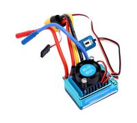 VGEBY ESC de Voiture RC, Contrôleur de Vitesse électronique de Bateau sans Balais en Plastique 80A 2 à 3S avec Prise XT60, Mode de Commutation Bec, Frein Proportionnel pour Moteur de Bateau de