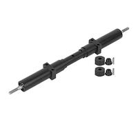 VGEBY Essieu de Roue RC, 1/10 Essieu de Roue RC Remorque Non alimentée en métal Pièces de Mise à Niveau d'essieu de Roue arrière Non alimentée pour Camion Tracteur Tami Ya 1/10 RC