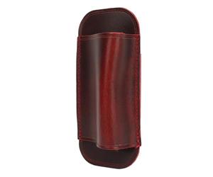 VGEBY Étui à Couteau Horizontal en Cuir Crazy Horse, Finitions Soignées, Idéal pour la Randonnée et le camping. (Bourgogne)