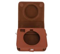 VGEBY Étui Appareil Photo, Cuir PU qualité supérieure Sac instantané Couverture Avant Amovible for photographes Amateurs Professionnels Voyages événements Mariage en Brown