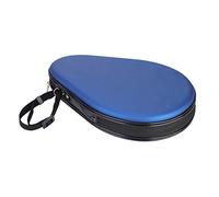 VGEBY Étui pour Pagaies de Tennis de Table, Sac de Rangement étanche pour Raquette en PU avec Doublure en Velours pour Deux Pagaies, Support Portable pour Les Joueurs