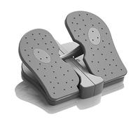 VGEBY Exerciseur de Jambe Pliable, Machine Pas à Pas Pliable Silencieuse, Pédale d'exercice de Jambe avec Antidérapant pour Droit et Mince (Gris Froid)