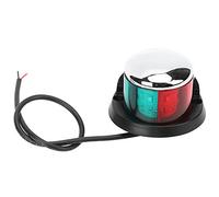 VGEBY Feu de Navigation pour Yacht, Feu de sécurité Maritime à LED pour Bateaux avec 12 V CC, Lampe de Signalisation Rouge Vert pour Bateau de Pêche Ponton, Angle de Faisceau de 225