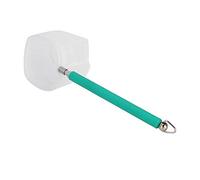 VGEBY Filet de Pêche Rétractable pour Aquarium, Acier Inoxydable Durable, Outil de Multifonctionnel pour Crevettes, Poignée Facile à Prendre en Main, Taille Carrée Verte et Ronde Jaune (#2)