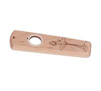 VGEBY Flûte Kazoo Compacte en Bois, Guitare Jouet, ukulélé, Harmonica D'accompagnement pour les Voyageurs (Érable)