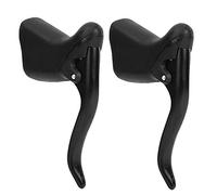 VGEBY Freins de Vélo, Leviers de Poignées de Frein de Vélo en Alliage D'aluminium Légers 1 Paire pour de Route de Montagne (BLACK)