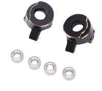 VGEBY Fusée d'essieu RC en Laiton, Moyeu de Chenille en Laiton pour SCX30, Poids 12 G pour Une Manipulation Améliorée dans Les Chenilles RC 1/30