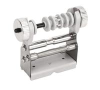 VGEBY Gabarit pour Enfiler la Corde d'arc, Tambour à Dégagement Rapide pour Un Remplacement Facile de la Corde, Enroulement Stable Grâce à Sa Conception en Silicone et Métal, Convient (White)