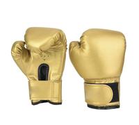 VGEBY Gants de Boxe, Une Paire en Cuir PU Enfants Gants de Boxe Punching Sandbag Gants Formation Mitaines(Doré)