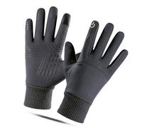 VGEBY Gants d'hiver, Écran Tactile Imperméable Thermique Coupe-Vent Résistant au Froid Poignée Antidérapante, avec Fibre de Polyester Isolée, pour Course à Pied Cyclisme Randonnée Équitation (XL)