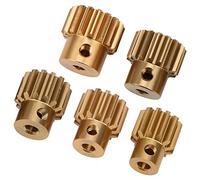 VGEBY Gear 5Pcs 7075 48P Ensembles d'engrenages à pignon Kit d'engrenages de Moteur pour modèle de Voiture RC (12T-16T)