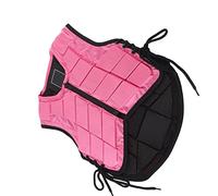 VGEBY Gilet D'équitation pour Enfants, rembourré en Mousse, équipement de Protection pour L'équitation, Protection du Corps, Rose (CS