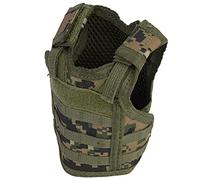 VGEBY Gilet pour Bouteille de Bière, Bretelles et Taille Réglables, avec Sangle Molle et Ruban Adhésif pour Patchs de Moral, pour Isolation et Décoration de Canettes de Boisson de 350 (Tapez 3)