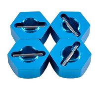 VGEBY Goupilles d'adaptateur d'entraînement Hexagonal de Roue en Aluminium, Traitement de Précision CNC, Jeu de 8 Broches pour Voitures 12428 et FY 1/12 RC