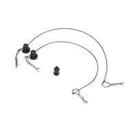 VGEBY Goupilles d'agrafe de Coquille de Corps de Voiture, Agrafes de Coquille de Voiture de Corde d'agrafe de Corps de Shell pour la Voiture 1/10 de RC(Noir)