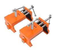 VGEBY Griffes D'armoire Orange, Pinces Robustes en Alliage D'aluminium pour une Installation Facile dans L'armoire, Kit de 2 Pièces pour les Professionnels