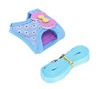 VGEBY Harnais de Laisse Réglable et Respirant pour Petits Animaux, Sangle pour Lapin et Chat, Design Confortable, 1 unité (M)