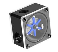 VGEBY Indicateur de Débitmètre d'eau à 6 Turbines, adapté au Système de Refroidissement par Eau PC, Filetage G1/4