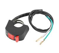 VGEBY Interrupteur de Guidon de Moto, Bouton de Commande de Phare en Plastique avec Ajustement de 22 à 25 Mm, Contrôleur de Lumière Marche/arrêt DC 12 V 10 A pour Motocyclistes Universels