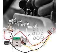 VGEBY Jeu de Câbles de Potentiomètre 250K pour Guitare électrique pré-câblé, Installation Facile avec 1 Volume et 2 Tonalités, Interrupteur à 5 Voies, adapté aux Amateurs de Guitare et aux Musiciens