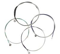 VGEBY Jeu de Cordes D'alto Filées en Maillechort pour des Sons Clairs et Chauds et de Beaux Sons, 4 pièces. Noyau en Acier nickelé avec Extrémités Sphériques