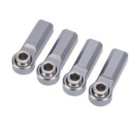 VGEBY Joint à Rotule en Alliage 4 Pièces, Filetage M4 de 7,0 Mm de Diamètre, Joint à Rotule de Voiture RC avec Forgeage Précis, pour Modèles de Voitures à échelle 1/10 (Ti Couleur)