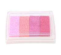 VGEBY Joli tampon encreur dégradé pour tampon et scrapbooking, sûr, tampon encreur, facile à utiliser, pour cartes de vœux et lettres d'amour, plastique (dégradé rose)