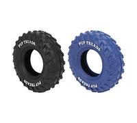 VGEBY Jouet à Mâcher pour Chien, Conception de Pneu en Caoutchouc, Jouet Interactif à Rapporter pour Chiens de Taille Moyenne, Soulagement des Dents et santé Dentaire