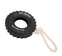 VGEBY Jouet à Mâcher pour Chien, Jouet à Rapporter en Caoutchouc pour Chiens de Taille Moyenne et Grande, Distributeur de Friandises Interactif, Idéal pour Le Jeu et l'entraînement (Black)