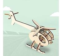 VGEBY Jouet d'avion, Jouet éducatif d'avion à énergie Solaire en Bois avec Hélice et Principe de Moteur pour Les Enfants de 4 Ans et Plus