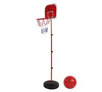 VGEBY Jouet de support de planche de basket-ball, Mini ensemble de jouets de panneau de basket-ball avec pièces pour enfants, pratique de basket-ball en intérieur et en extérieur