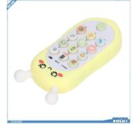 VGEBY Jouet de téléphone pour bébé Téléphone portable multifonction Style abeille pour jouets talkie-walkie Vert Jaune avec cordon