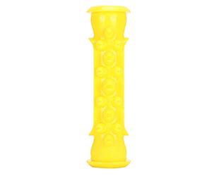 VGEBY Jouet de Tige de Dent Molaire de Chien de Compagnie de TPR, Brosse à Dents de Nettoyage de Dents pour Mordre, Longueur de 15 Cm, Jaune (Yellow)