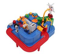 VGEBY Jouet de Wagon, Jouets éducatifs Interactifs D'aventure de Voiture sur Piste avec 6 Boutons de Commande et 8 Défis pour Enfants, Cadeau, Entraînement de la motricité,