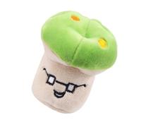 VGEBY Jouet en Peluche Champignon coloré pour Chien, Jouet Interactif Résistant aux Morsures pour la santé Bucco-Dentaire (Green)