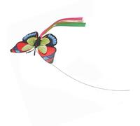 VGEBY Jouet Interactif pour Chat avec Papillon et 3 Papillons Colorés | Rotation à 360 degrés, stimule l\'instinct de chasse, fil d\'acier durable, parfait pour jouer en intérieur