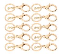 VGEBY Key Chain Retro Retro Anti-FADING KeyBund Portable Budle Back Bag Hobe Horme pour Accessoires Clé Tobe Key Ring 10PCS (#2)