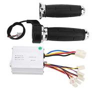 VGEBY Kit de Contrôleur de Vélo électrique, Contrôleur de Vélo électrique 12 V 500 W et Kit de Poignée Rotative, de Vitesse de Moteur et Poignée Antidérapante