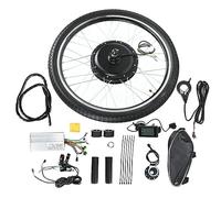 VGEBY Kit de Conversion de Vélo électrique, Kit de Conversion de Moteur de Moyeu Arrière 48 V, Moteur Haute Puissance 1000 W avec Compteur LCD, Roue Motrice Avant Arrière 26 Pouces (précurseur)