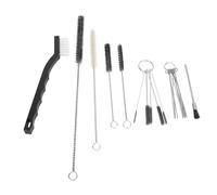 VGEBY Kit de Nettoyage pour Aérographe, 8 Pièces, Mini Brosse de Nettoyage avec Cuivre, Acier Inoxydable et Fil de Fer galvanisé, Outils à Aiguilles Flexibles pour l'entretien du Tube de Buse de