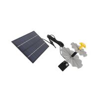 VGEBY Kit de Pompe à Eau Solaire D'extérieur, Spray 4W Durable et économe en énergie pour Bains D'oiseaux de Jardin et Petits étangs