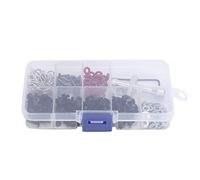 VGEBY Kit de Remplacement de Vis en Métal RC, Accessoires en Fer Durables avec t Boucle de Coque de Voiture pour Voiture Télécommandée HSP 1 10