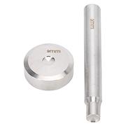 VGEBY Kit de Seter Natif en Acier Inoxydable avec une Longue Poignée, pour Perforer les Trous et pour Régler les Rivets, pour les Artisans en Cuir, comme les Images Sont Montrées