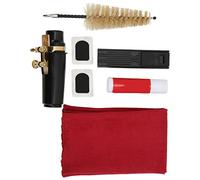 VGEBY Kit D'embout pour Saxophone Soprano, Comprend un Coussin D'embout, une Ligature et des Outils de Nettoyage, avec une Anche Résistante aux Plantes et un Matériau ABS Durable, pour
